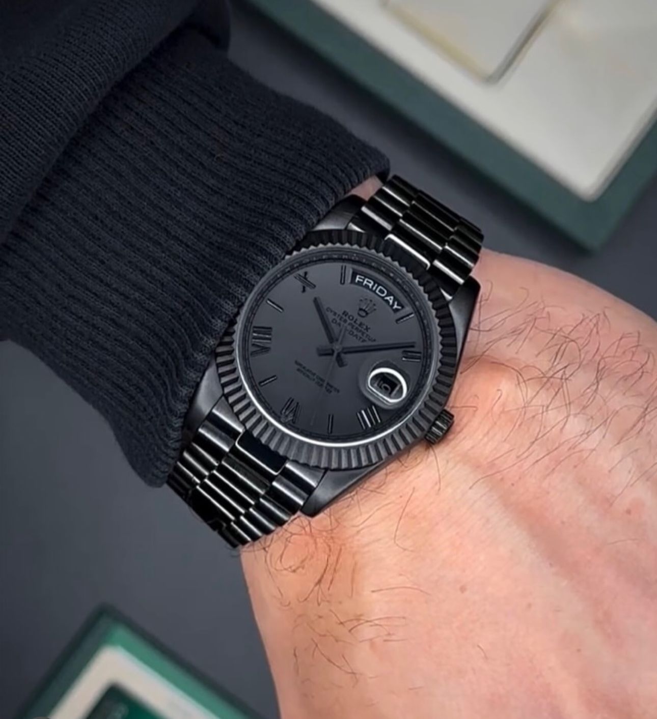 Rolex Day-Date Black dial YZ Quality